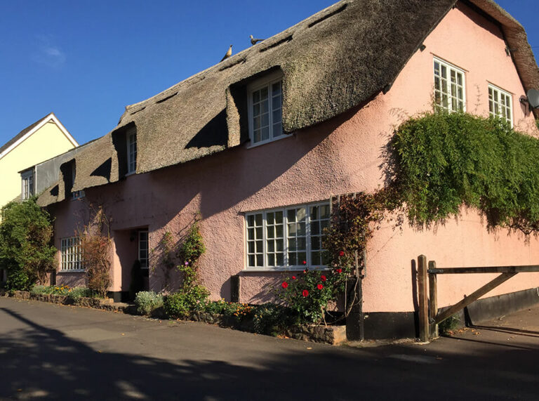 Pink House in Dunster